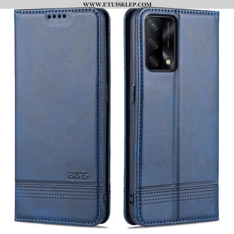 Etui Na Telefon do Oppo A74 4G Etui Folio Sztuczna Skóra Azns